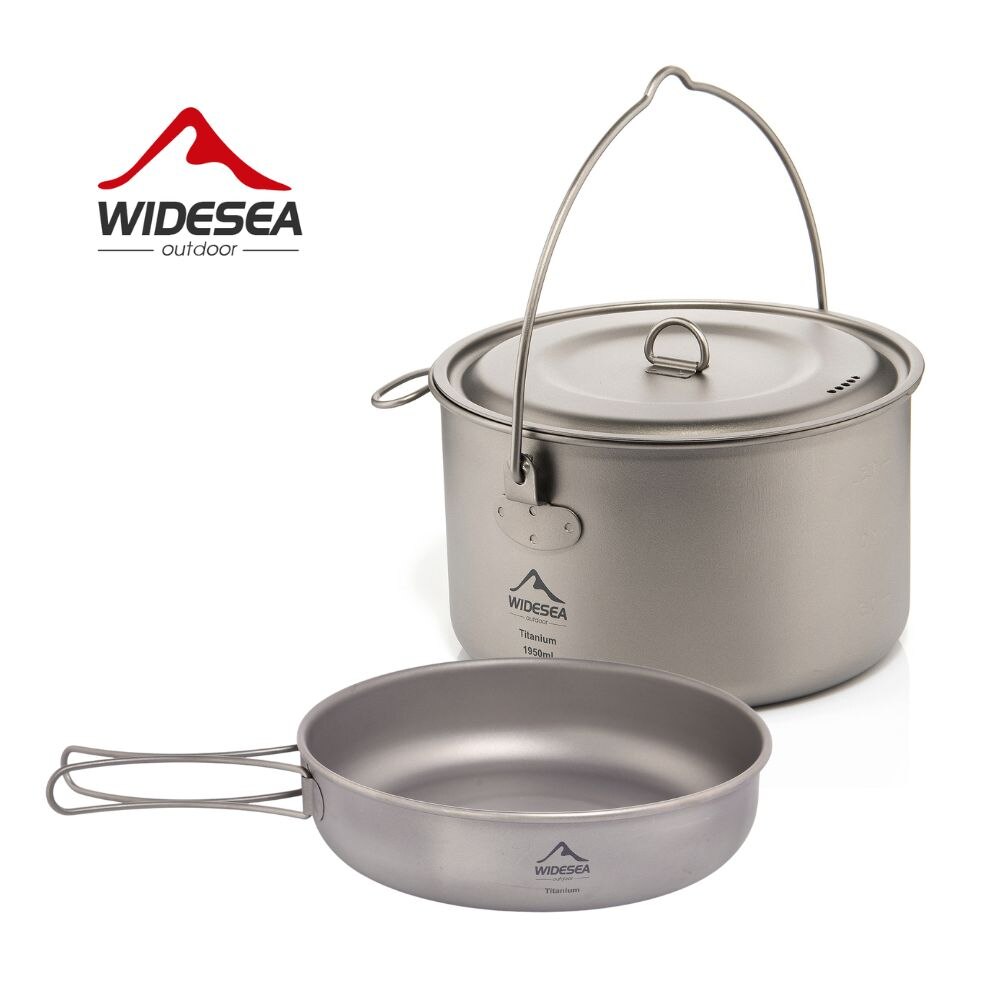 Camping Cooking Rice - Widesea Camping zastawa stołowa tytanowy zestaw