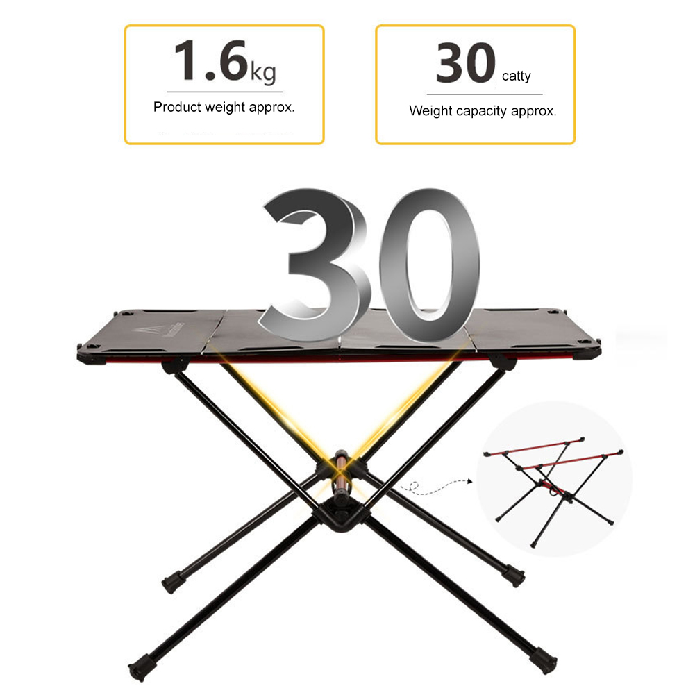 Camping Outdoor Cooking Table - Składany stolik kempingowy, lekki, aluminiowy, wielofunkcyjny