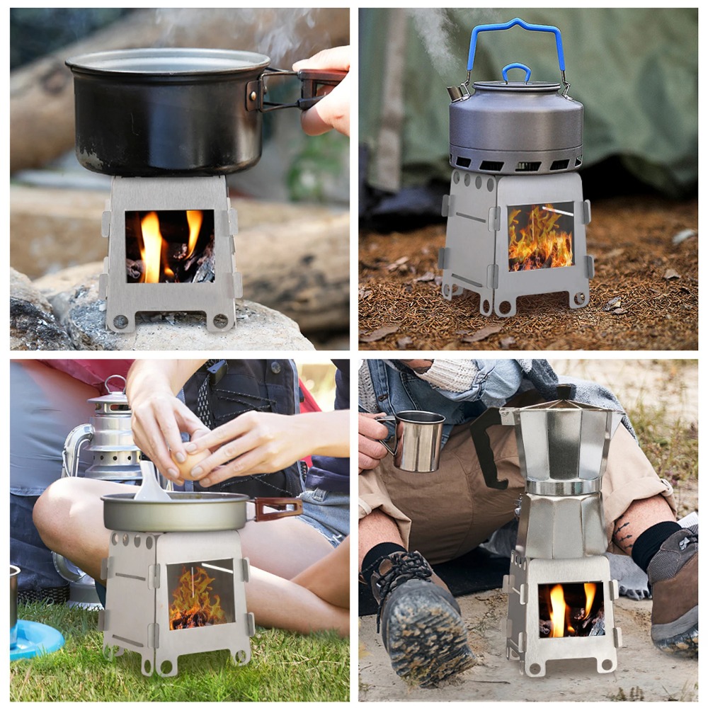Camping Cooking Alcohol - Kuchenka kempingowa na drewno, kuchenka alkoholowa,