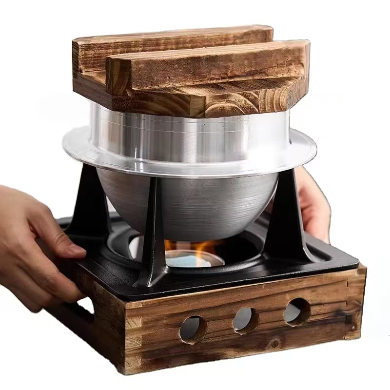 Camping Cooking Alcohol - Japoński czajnik do oolongu, kuchenka alkoholowa,