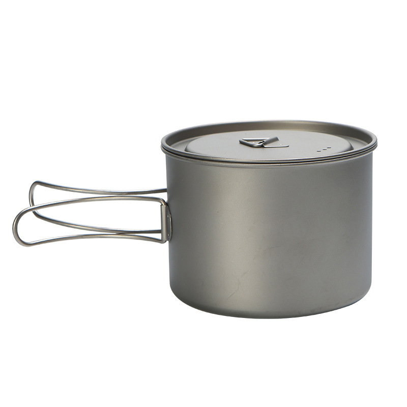Camping Cooking Handle - Piknik na świeżym powietrzu Tytanowy garnek
