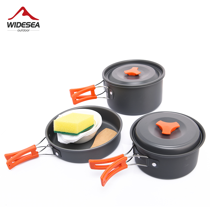 Camping Cooking Rice - Widesea Camping Outdoor Cookware Set Zastawa