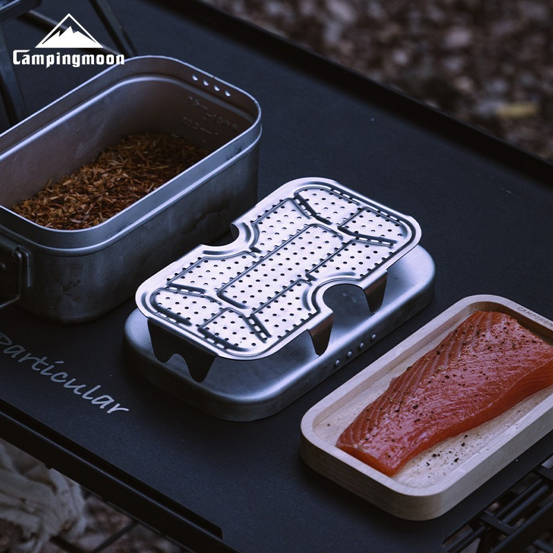 Camping Cooking Disc - CAMPINGMOON Outdoor Camping Aluminiowe pudełko na