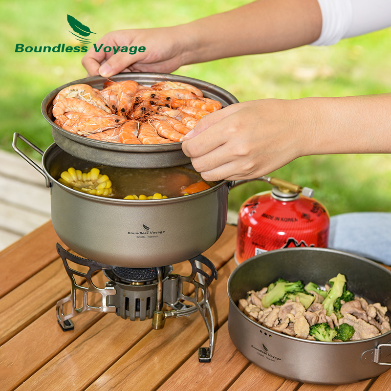 Zestaw Tytanowy Garnek Parowy  – Camping Cooking Rice recenzja i cena