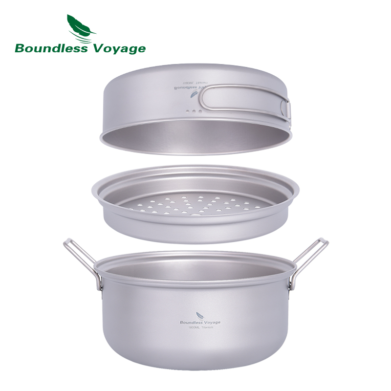 Zestaw Tytanowy Garnek Parowy  – Camping Cooking Rice recenzja i cena