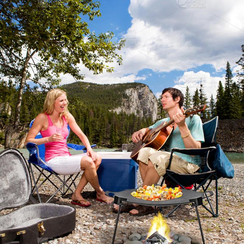 Odpinany Grill pionowy na stat – Camping Cooking Grate recenzja i cena