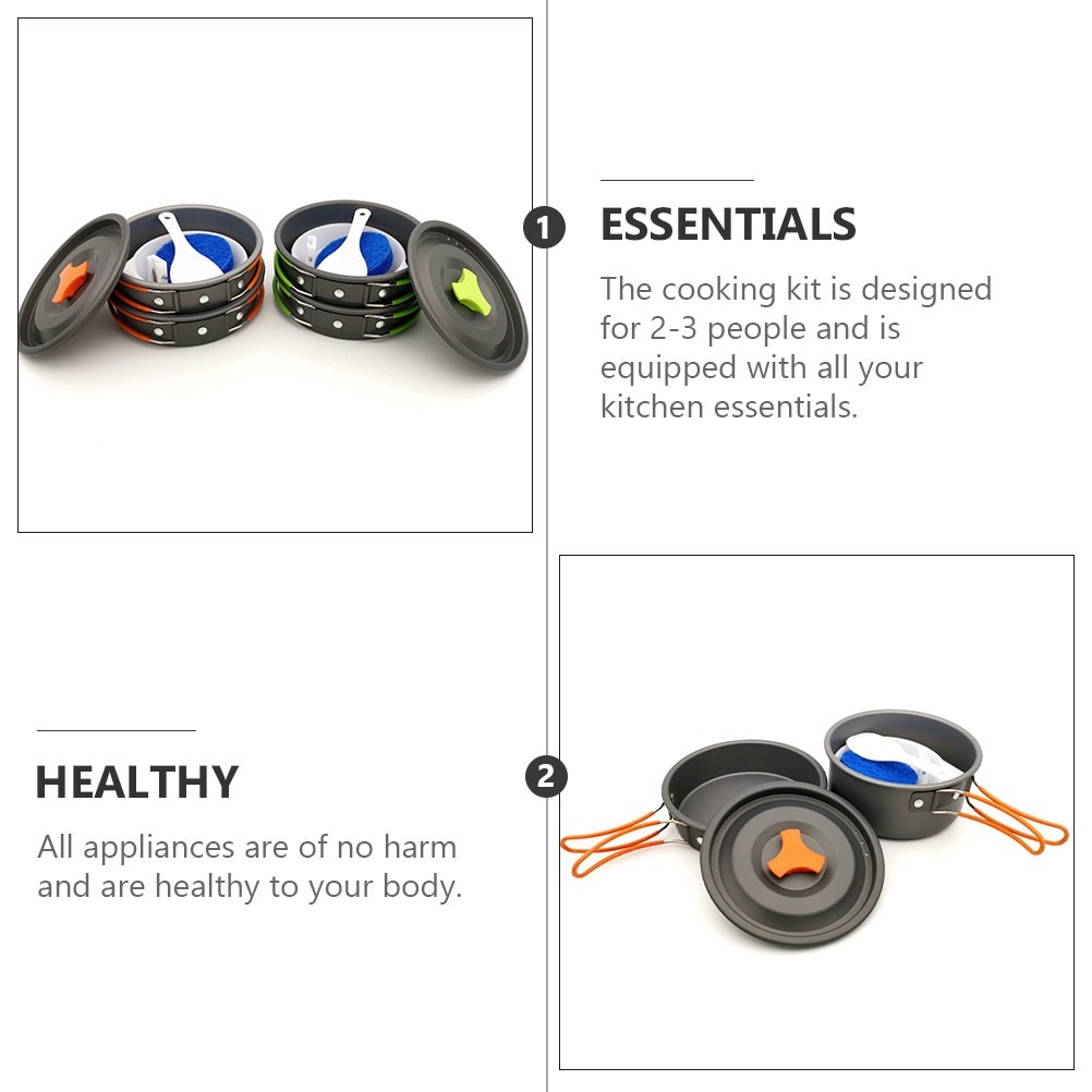 1 zestaw przyborów do gotowani – Camping Cooking Materials recenzja i cena