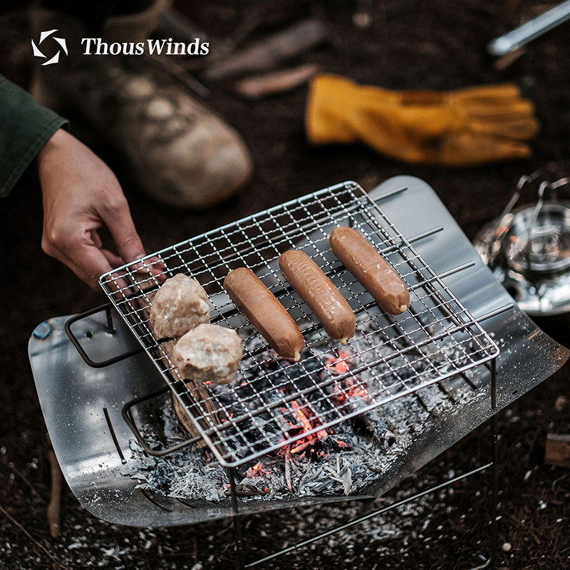 Przenośny Mini piec na drewno  – Camping Cooking Grate recenzja i cena