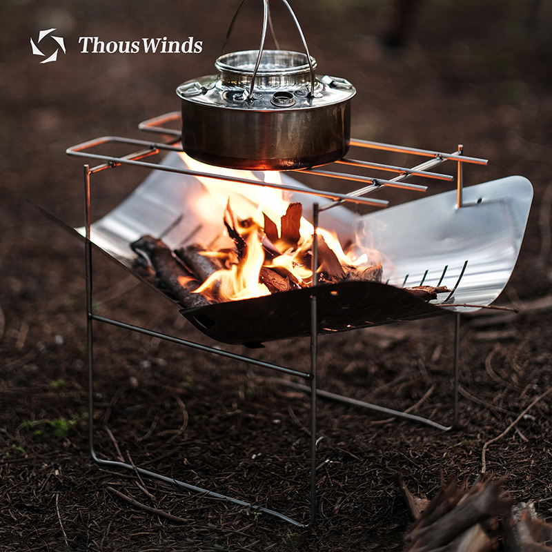 Przenośny Mini piec na drewno  – Camping Cooking Grate recenzja i cena