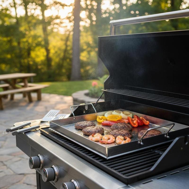Uniwersalna płaska płyta grill – Camping Cooking Bowl recenzja i cena