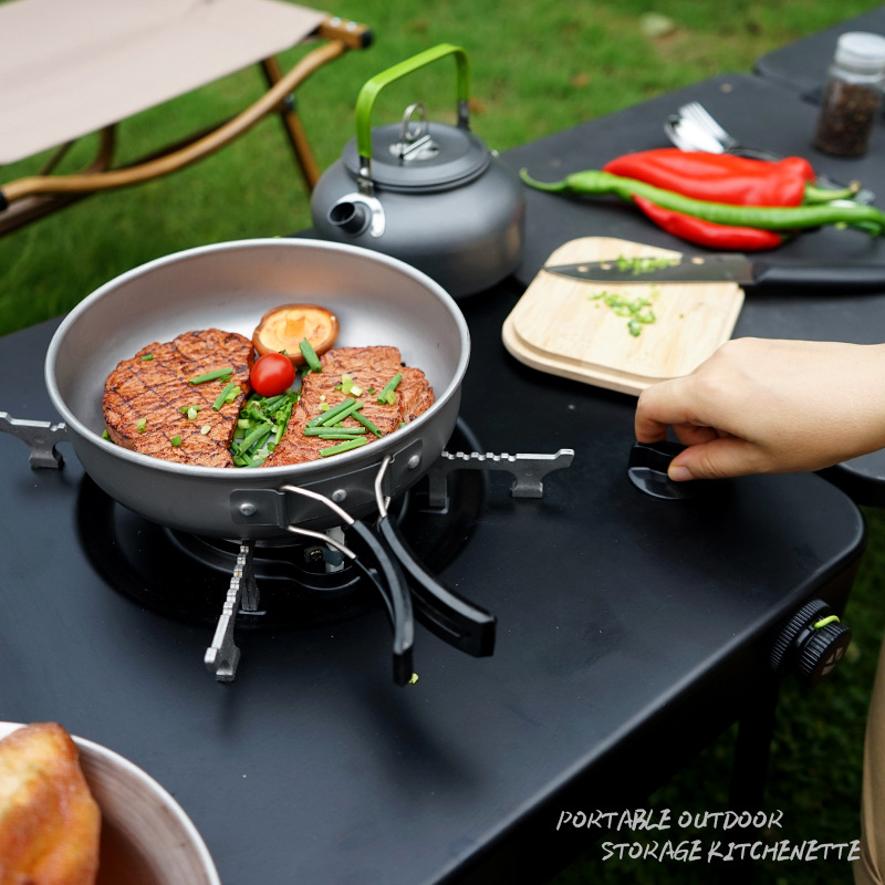 Przenośny składany stół kuchen – Camping Outdoor Cooking Table recenzja i cena
