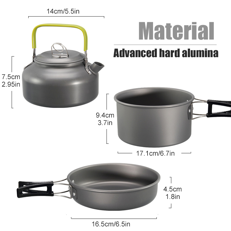 WESTTUNE Zestaw naczyń kemping – Camping Cooking Rice recenzja i cena