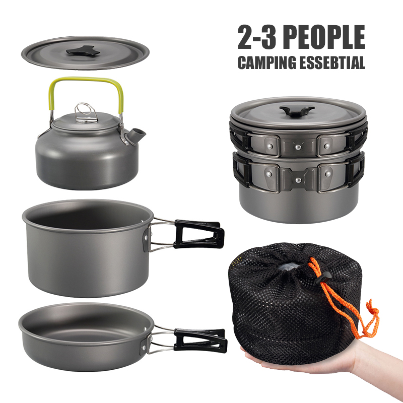 WESTTUNE Zestaw naczyń kemping – Camping Cooking Rice recenzja i cena