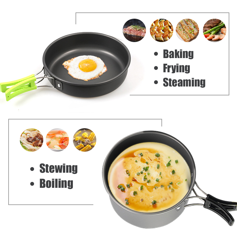 WESTTUNE Zestaw naczyń kemping – Camping Cooking Rice recenzja i cena