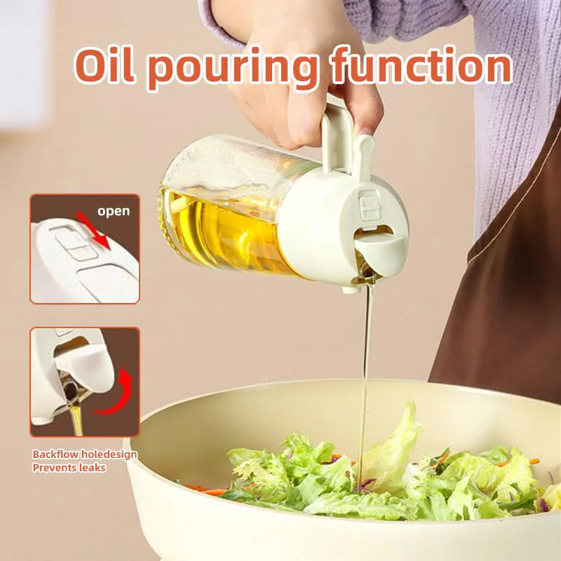 Opryskiwacz 2 w 1, frytownica  – Camping Cooking Oil Bottle recenzja i cena
