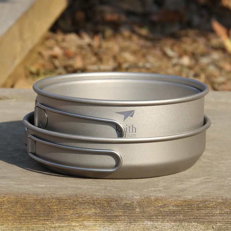 Keith 3PCS Titanium Cookware P – Camping Cooking Bowl recenzja i cena