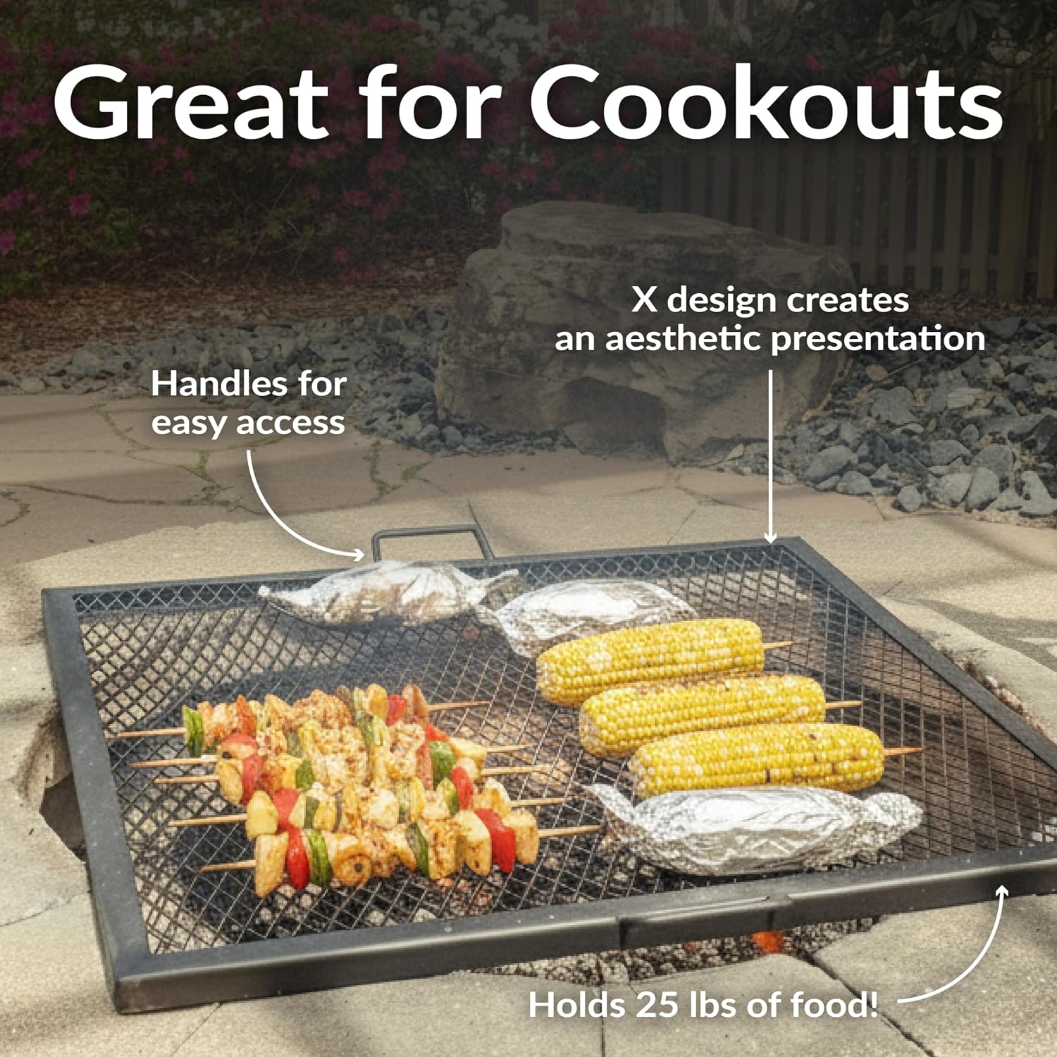 40-calowy kwadratowy, wytrzyma – Camping Cooking Handle recenzja i cena