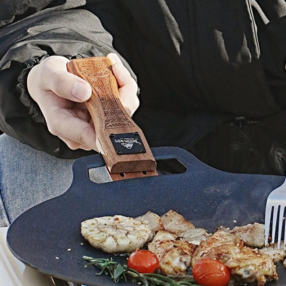 Uchwyt do patelni grillowej z  – Camping Cooking Handle recenzja i cena