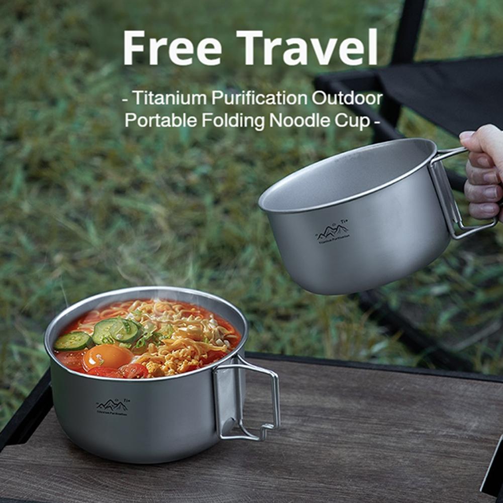 Ultralekkie tytanowe naczynia  – Camping Cooking Handle recenzja i cena