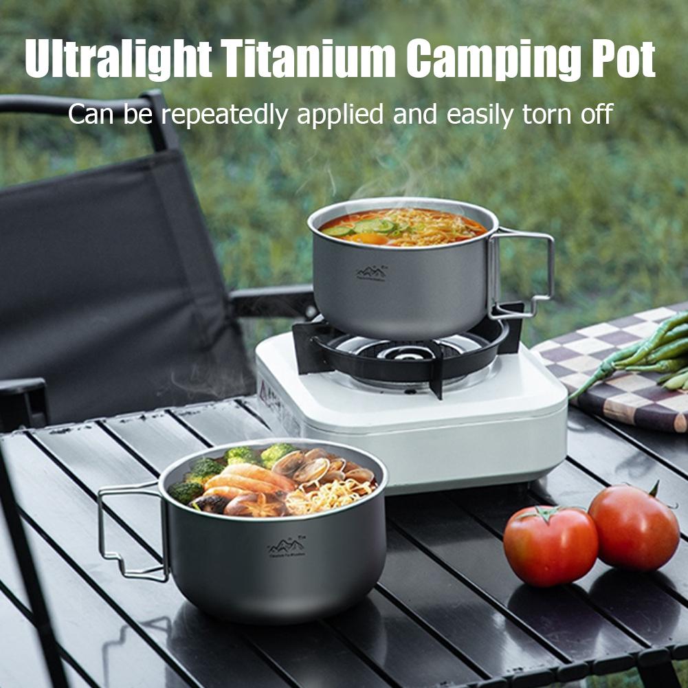 Ultralekkie tytanowe naczynia  – Camping Cooking Handle recenzja i cena