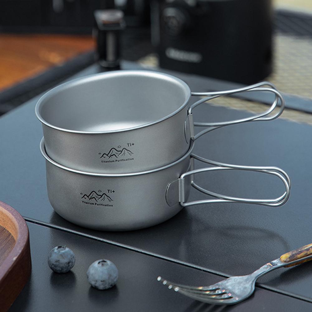 Ultralekkie tytanowe naczynia  – Camping Cooking Handle recenzja i cena