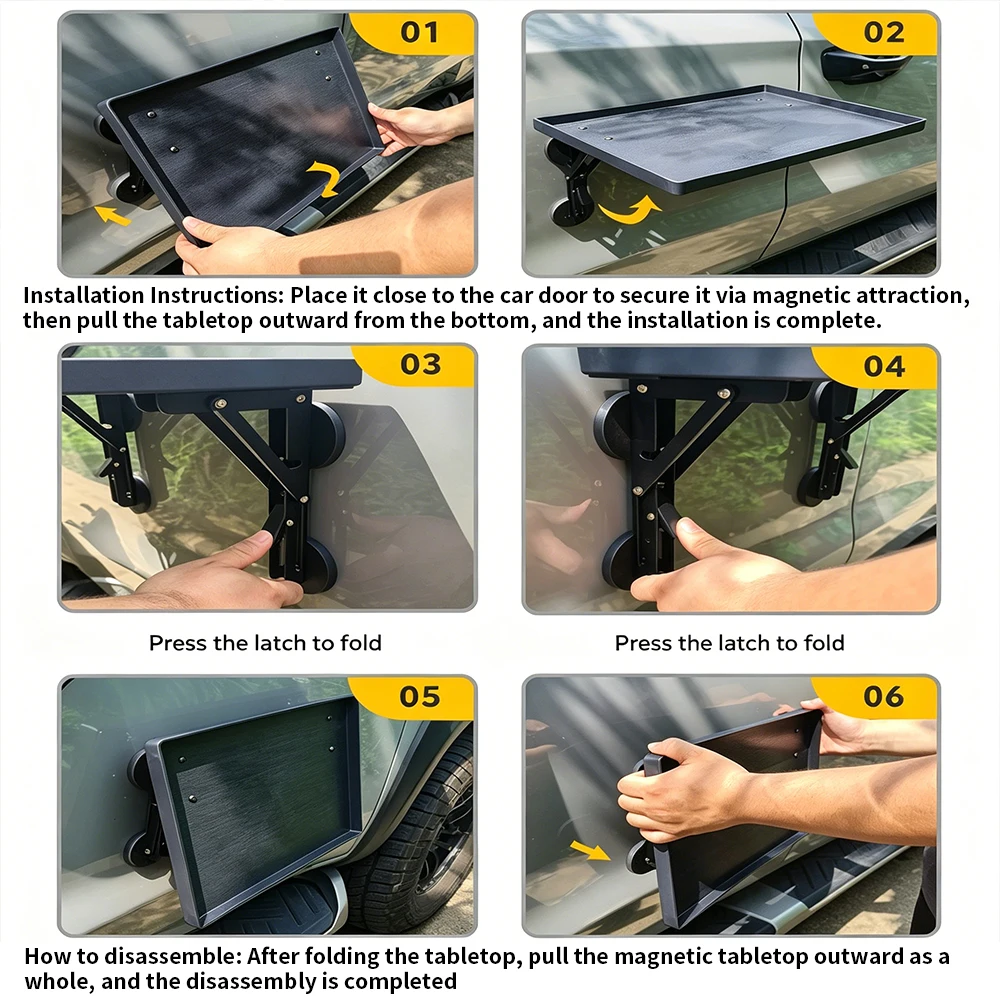 Przenośna składana tacka do za – Camping Outdoor Cooking Table recenzja i cena