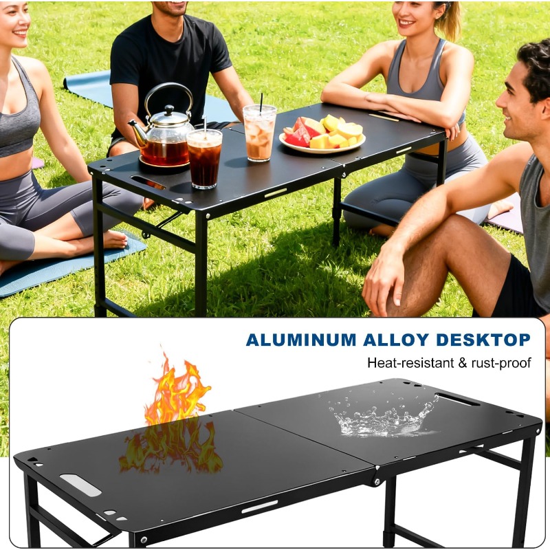 Stół Kempingowy Regulowany Skł – Camping Outdoor Cooking Table recenzja i cena