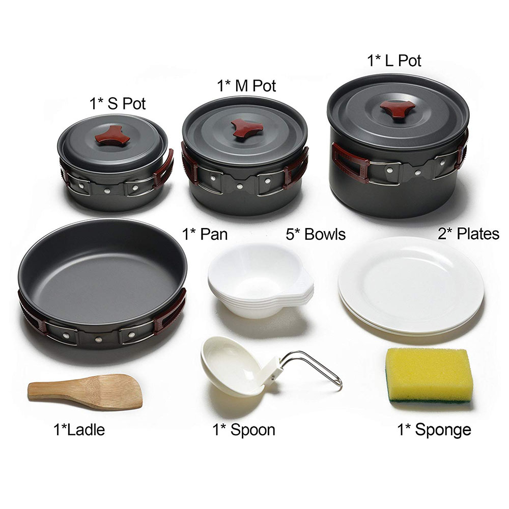 Zestaw naczyń kempingowych na  – Camping Cooking Rice recenzja i cena
