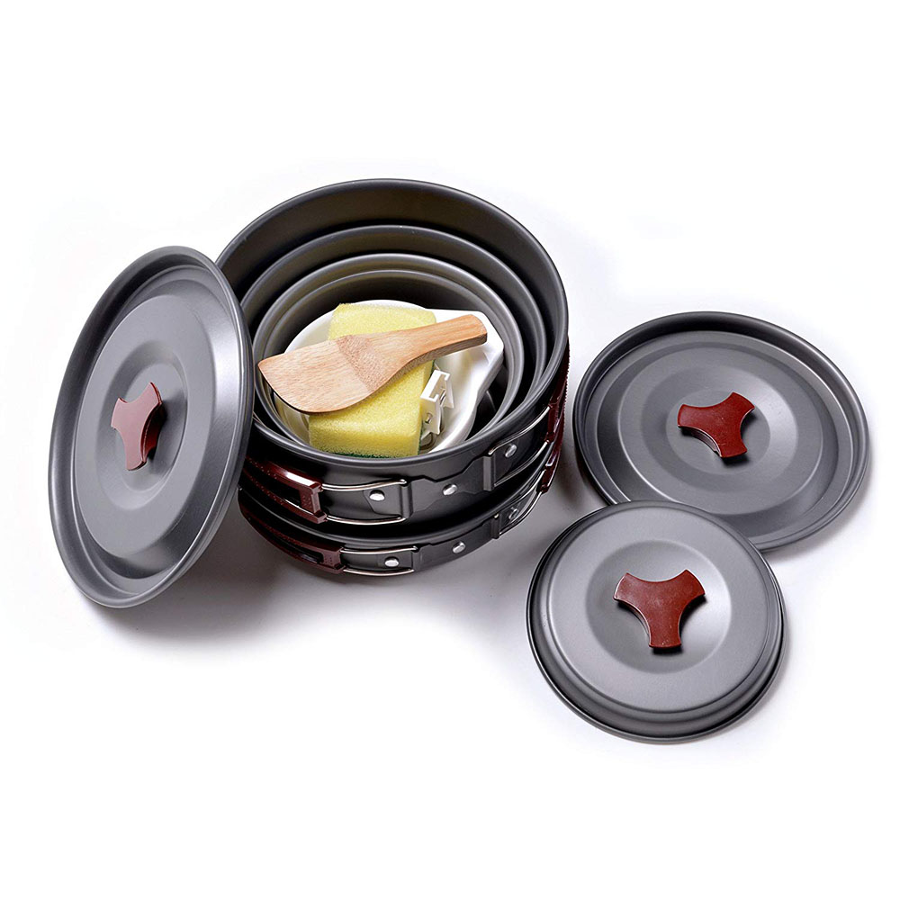 Zestaw naczyń kempingowych na  – Camping Cooking Rice recenzja i cena