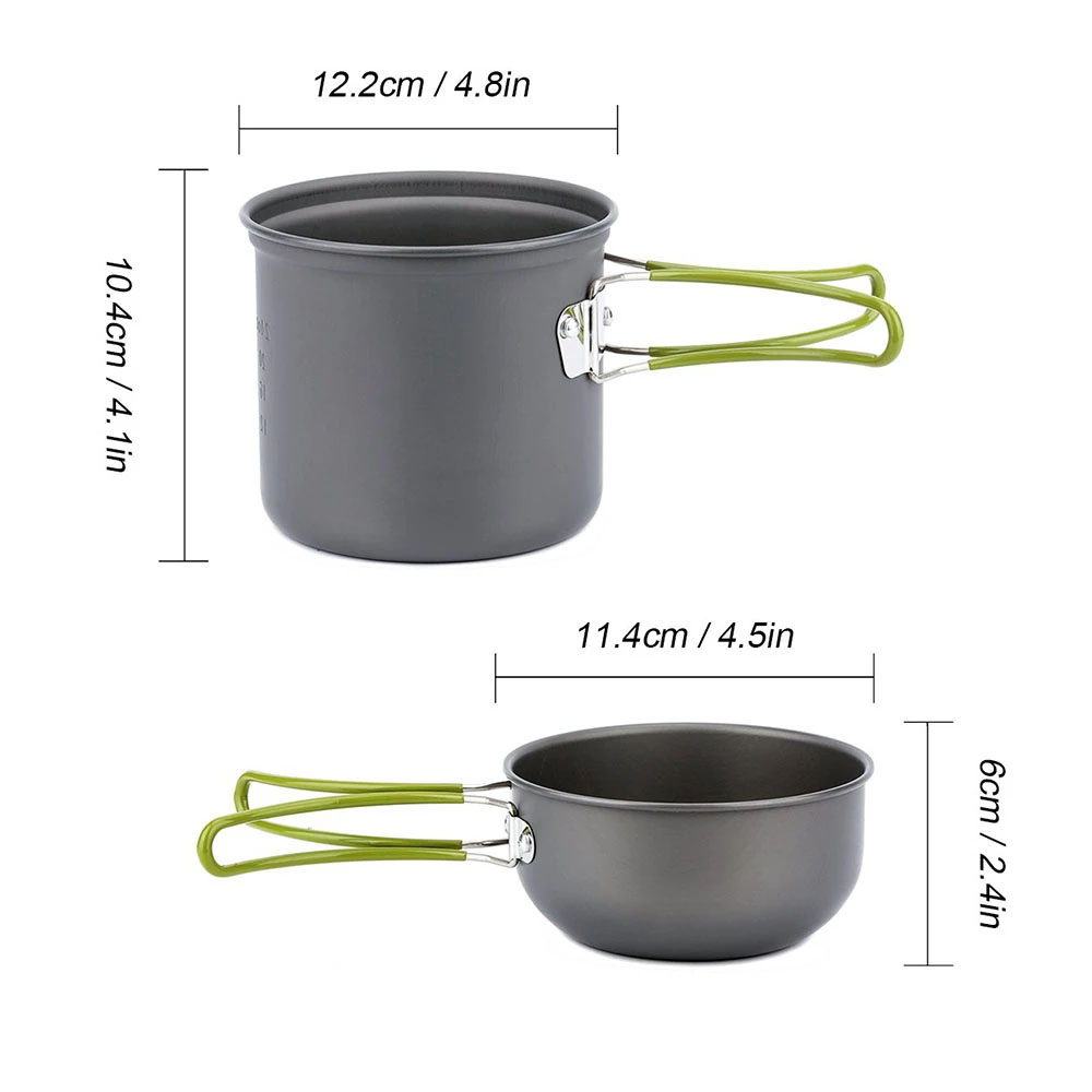 Zestaw naczyń kempingowych z k – Camping Cooking Rice recenzja i cena