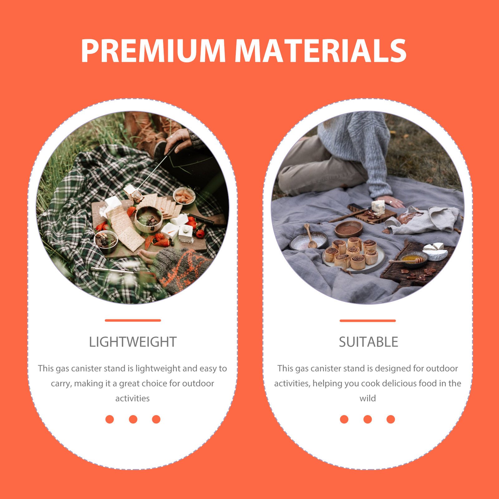 Stojak na butlę gazową, uchwyt – Camping Cooking Materials recenzja i cena
